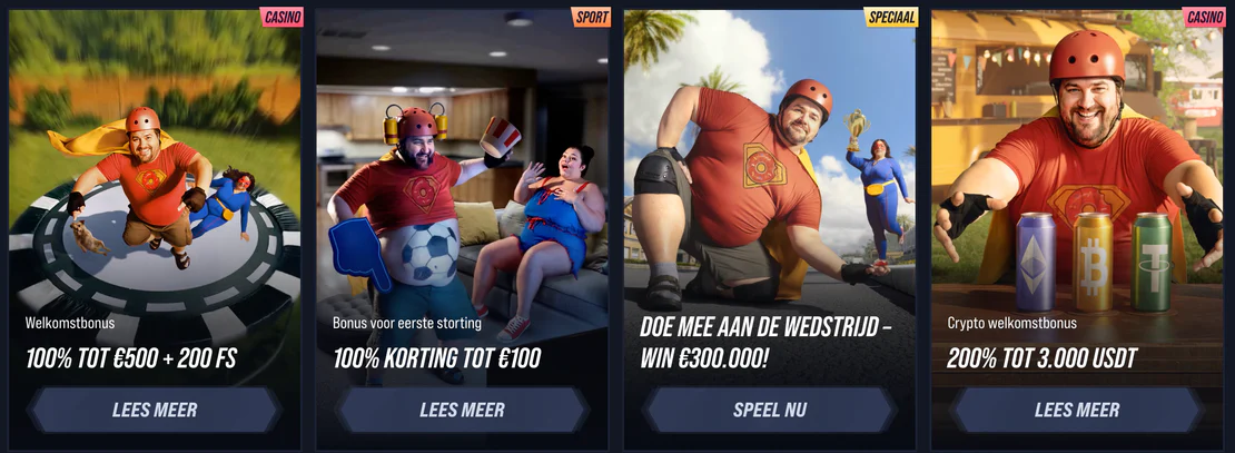 Welkomstbonus en speciale promoties bij Vegashero Casino